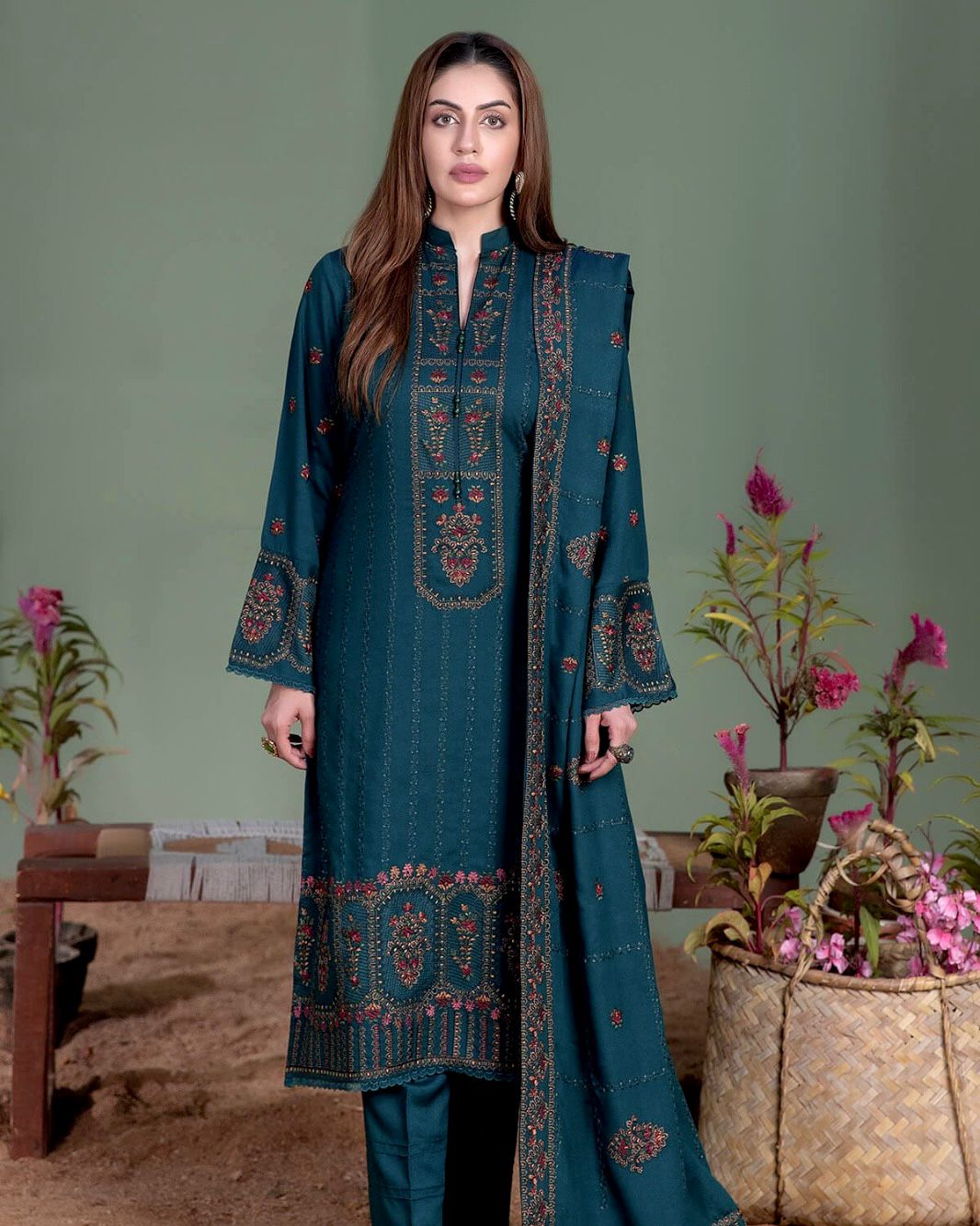 3pc Lawn Embroidered Dress Unstitched