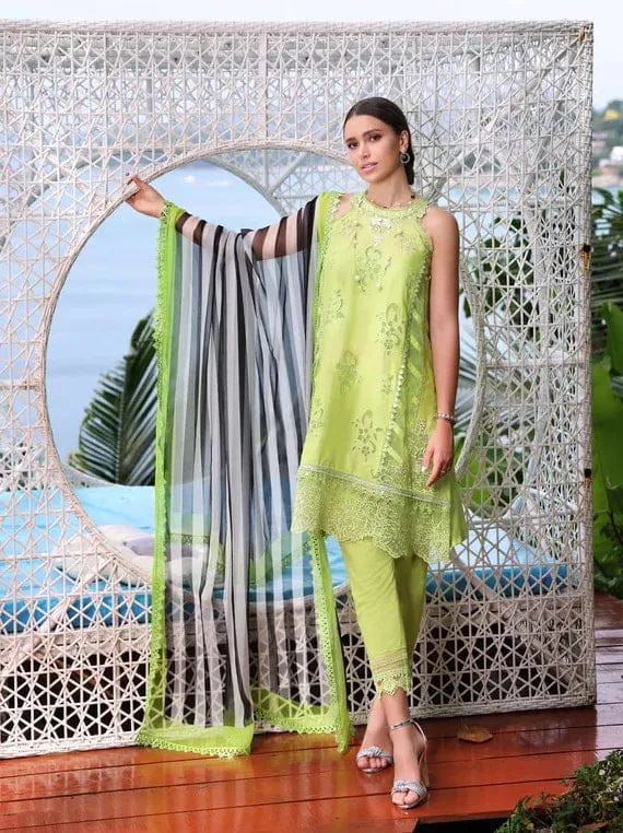 3pc Lawn Embroidered Dress Unstitched