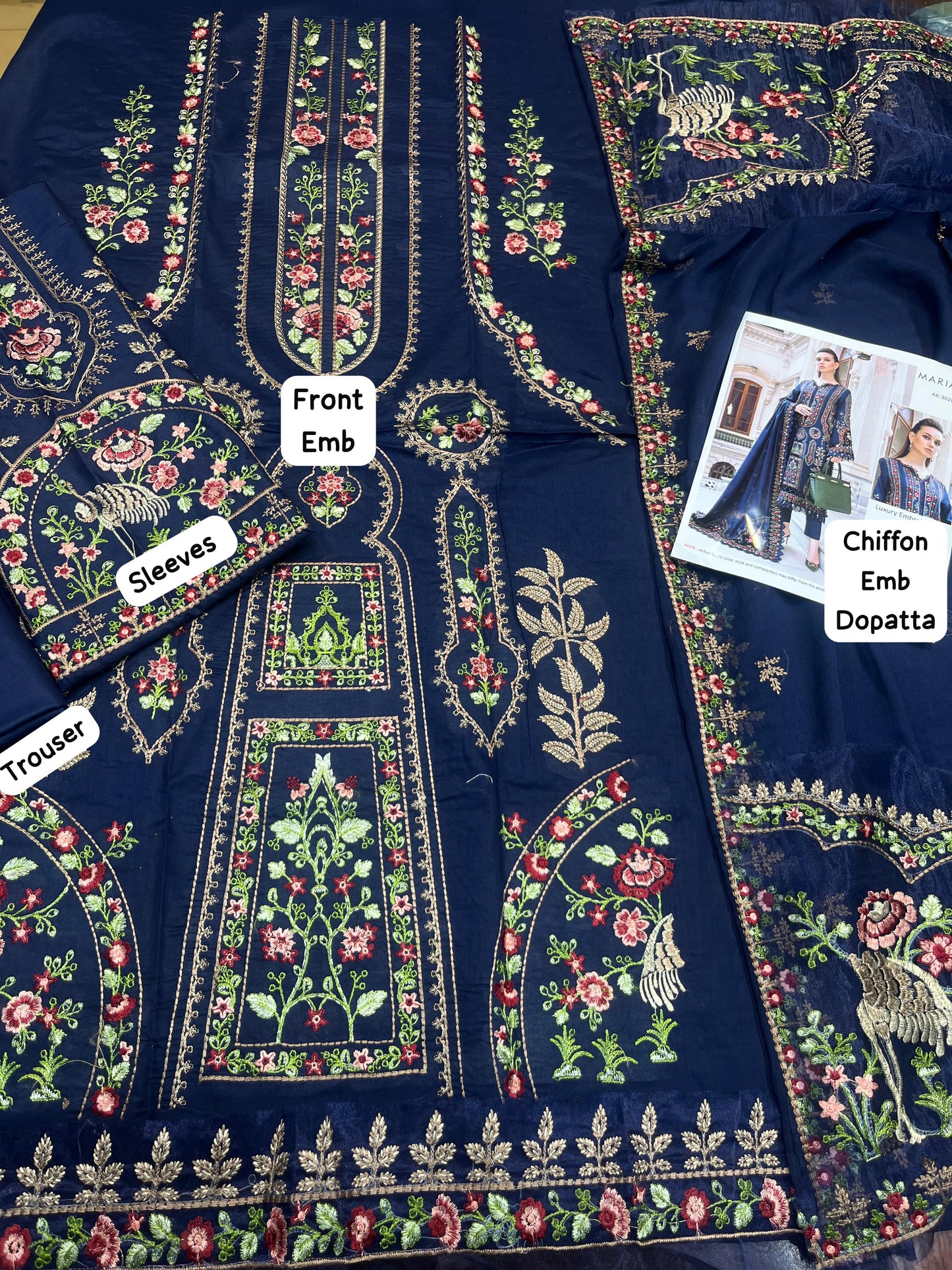 3pc Lawn Embroidered Dress Unstitched