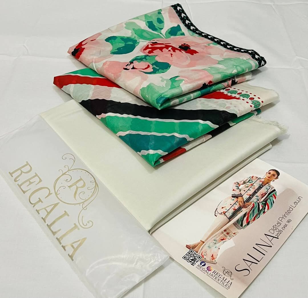 3pc Digital Print Unstitched