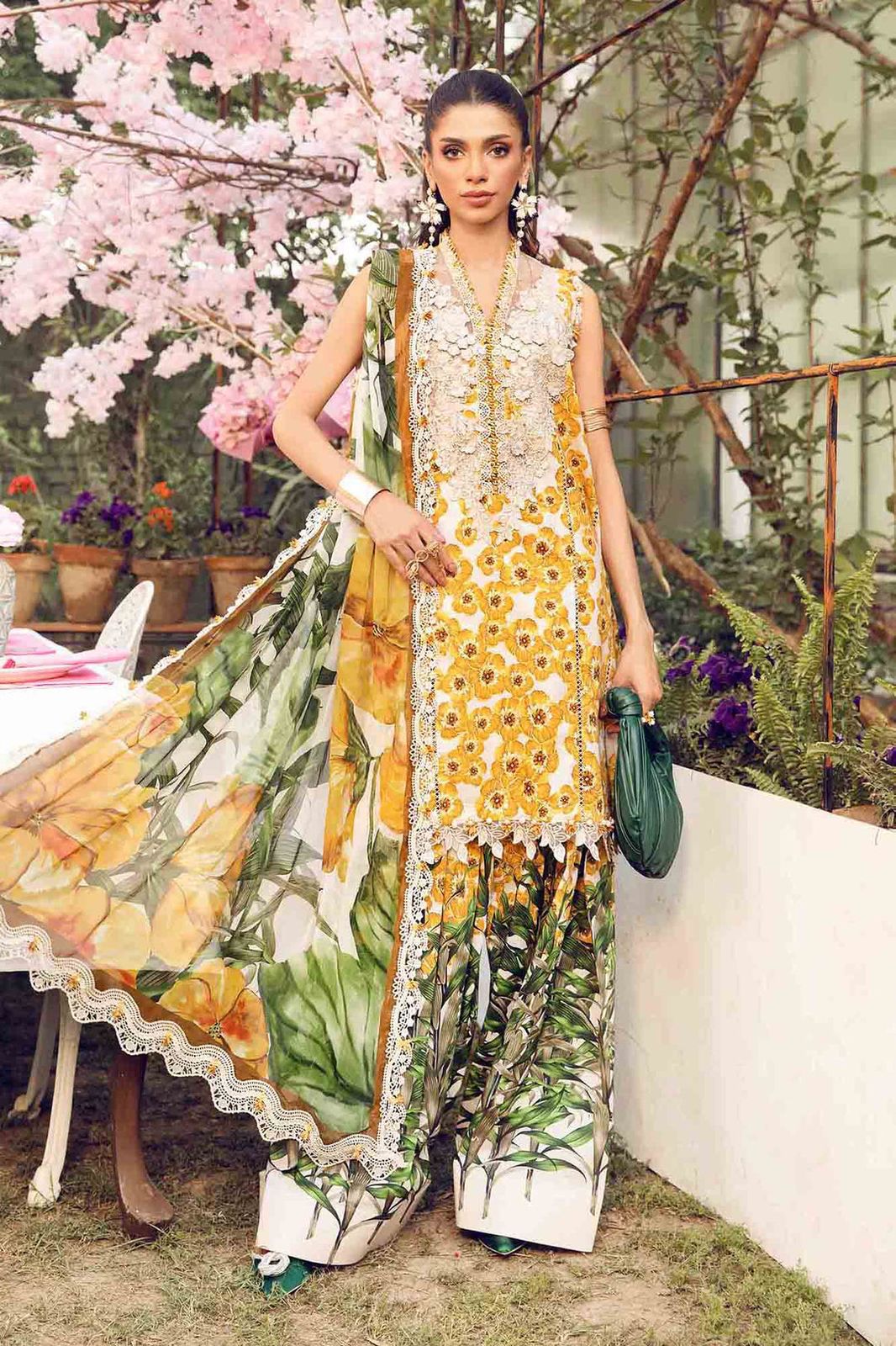 3pc Premium Lawn Dress Unstitched