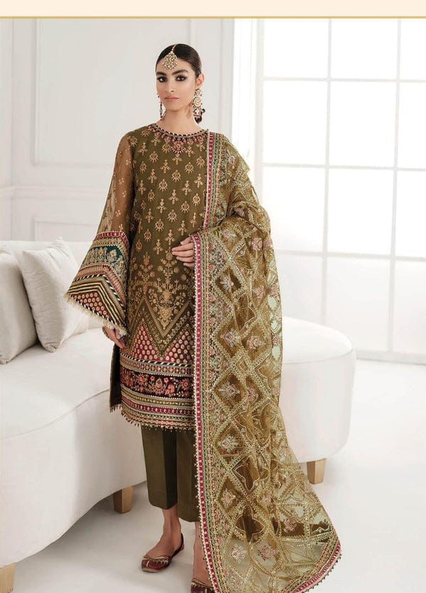 3pc Premium Embroidered Dress Unstitched
