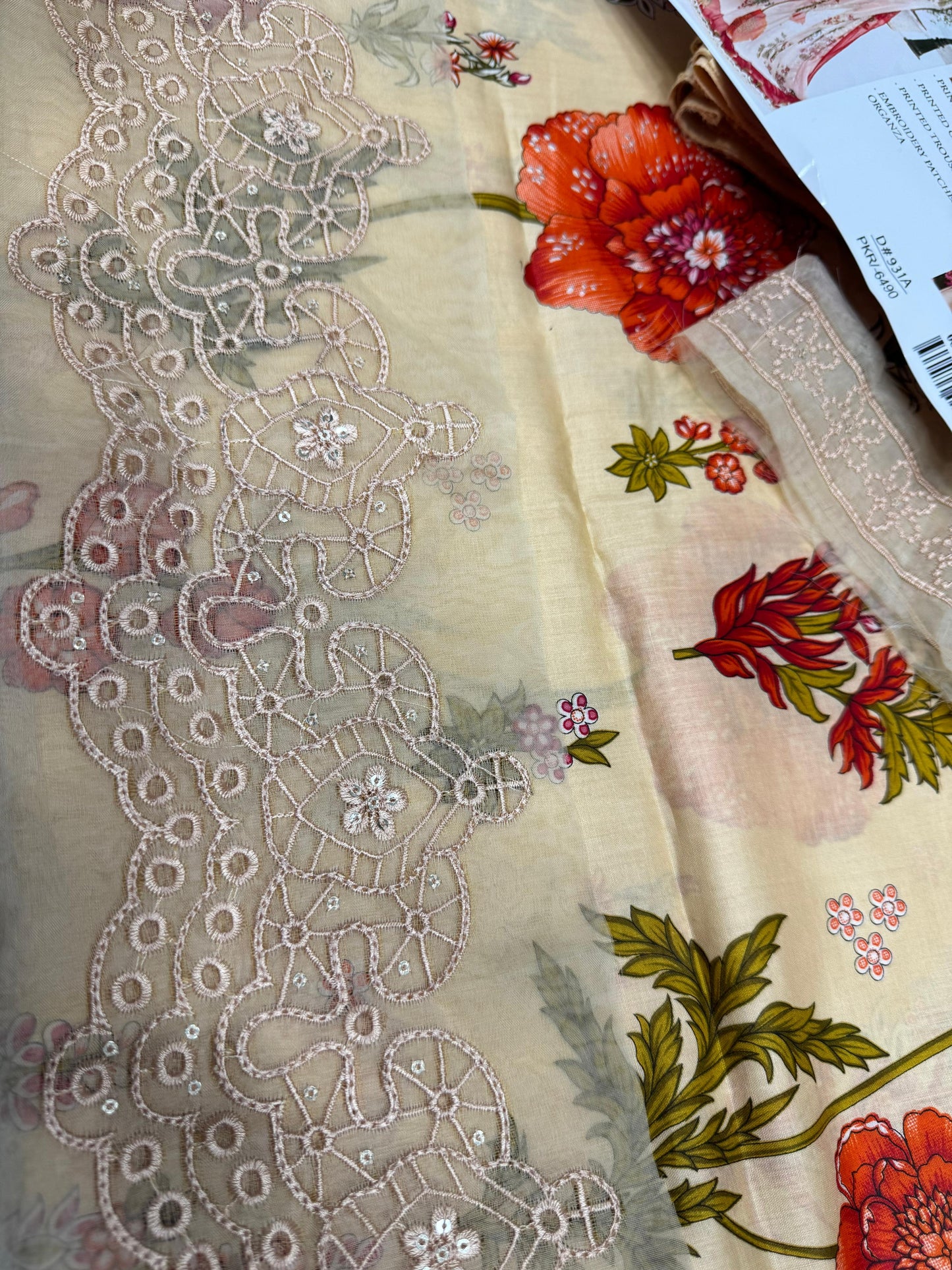 3PC Digital Print Unstitched