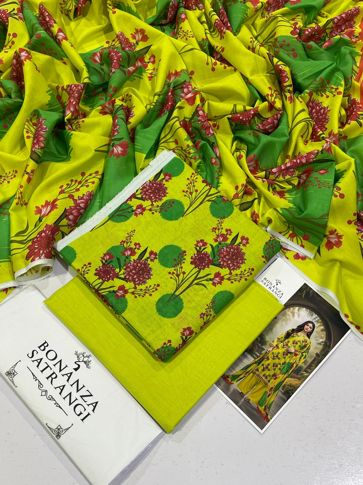 3PC Lawn Digital Print Unstitched