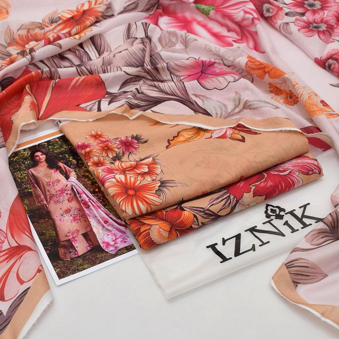 3PC Lawn Digital Print Unstitched Suit