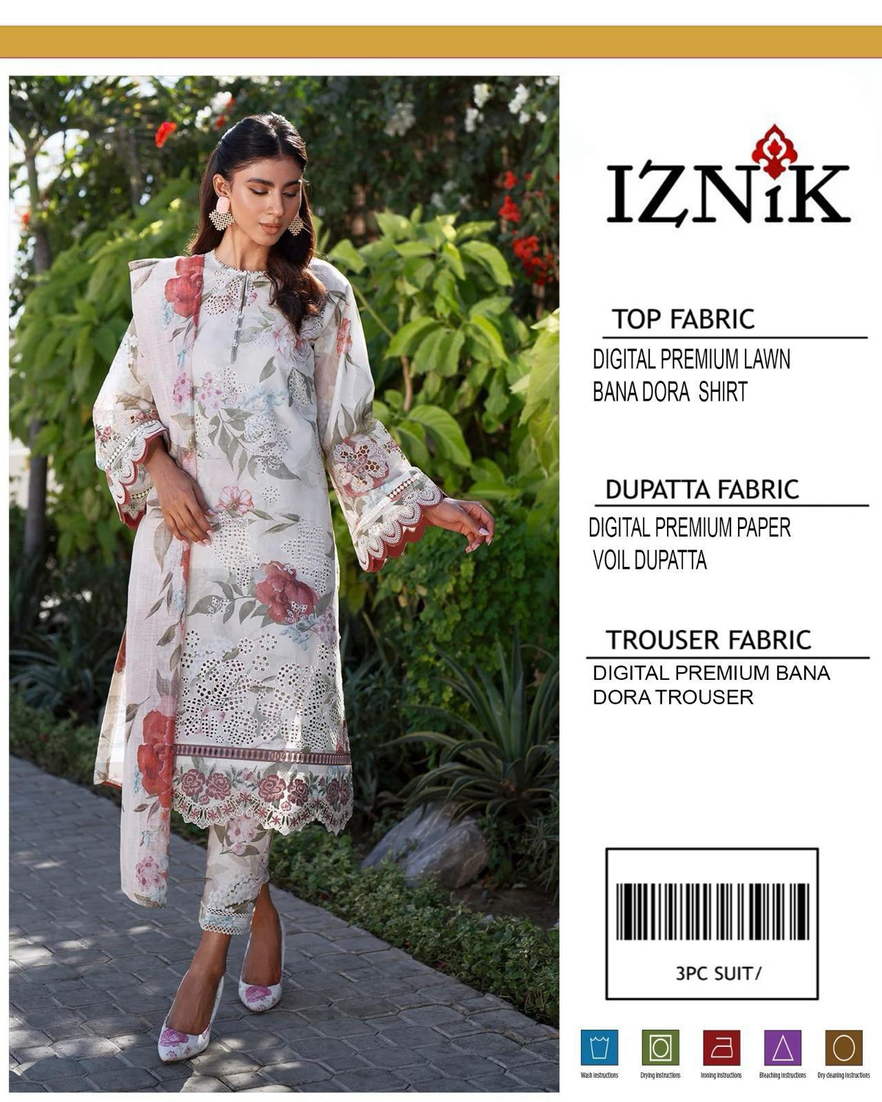 3PC Lawn Digital Print Unstitched Suit