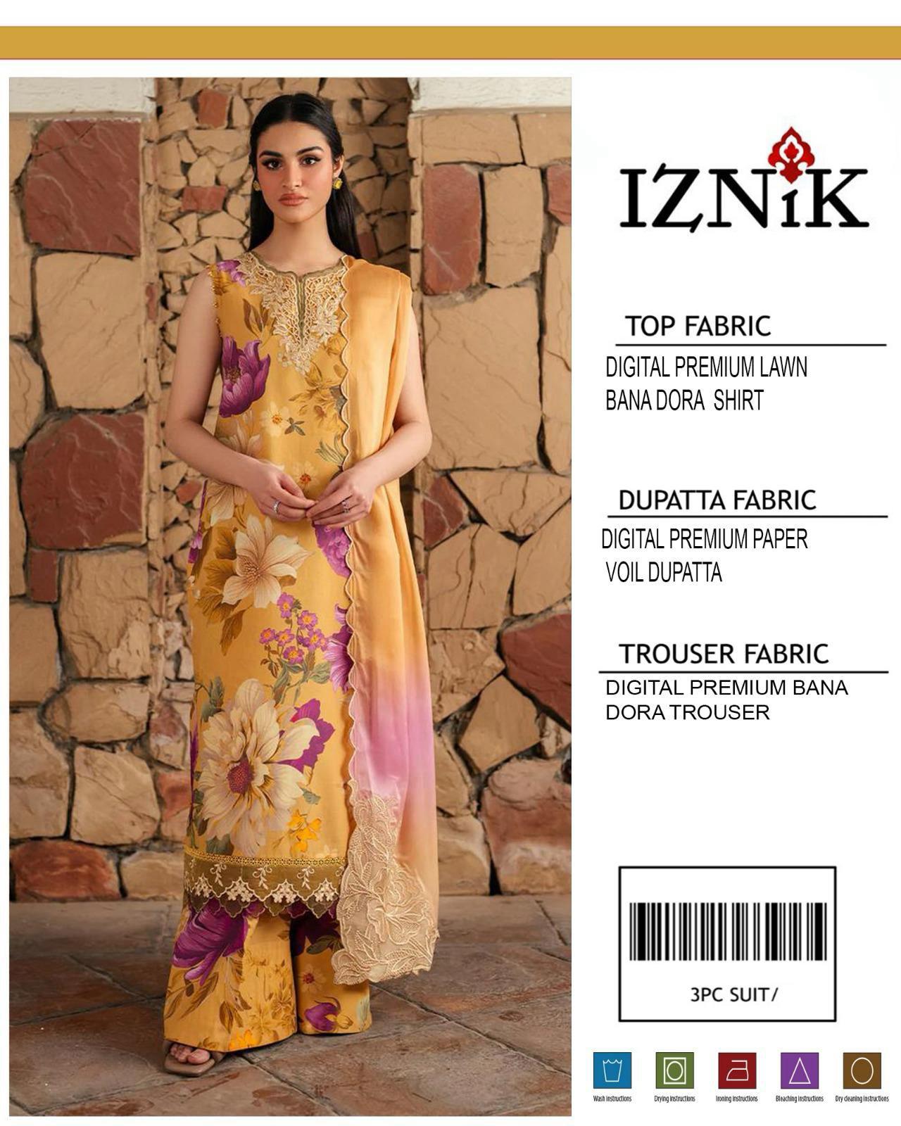 3PC Lawn Digital Print Unstitched Suit