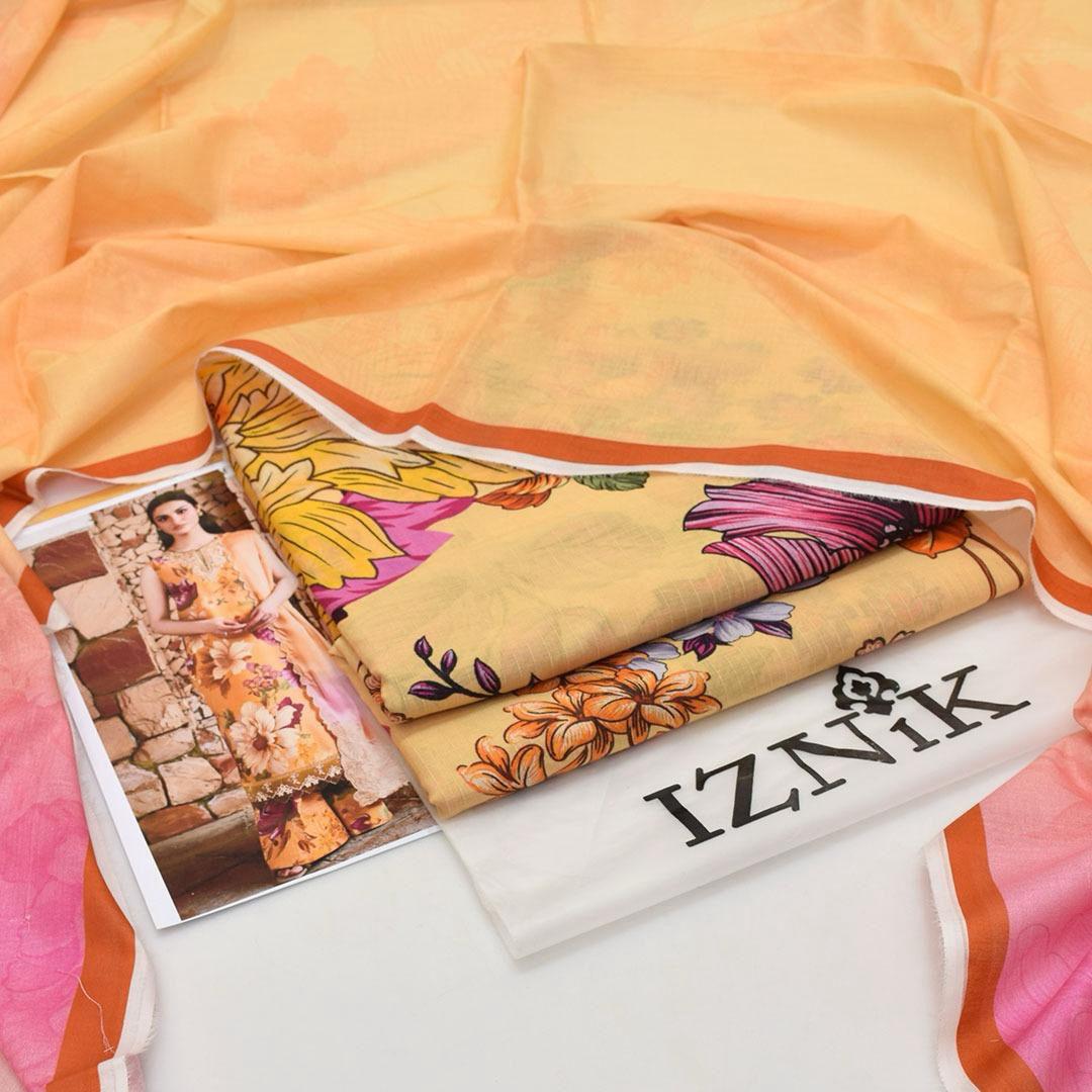 3PC Lawn Digital Print Unstitched Suit
