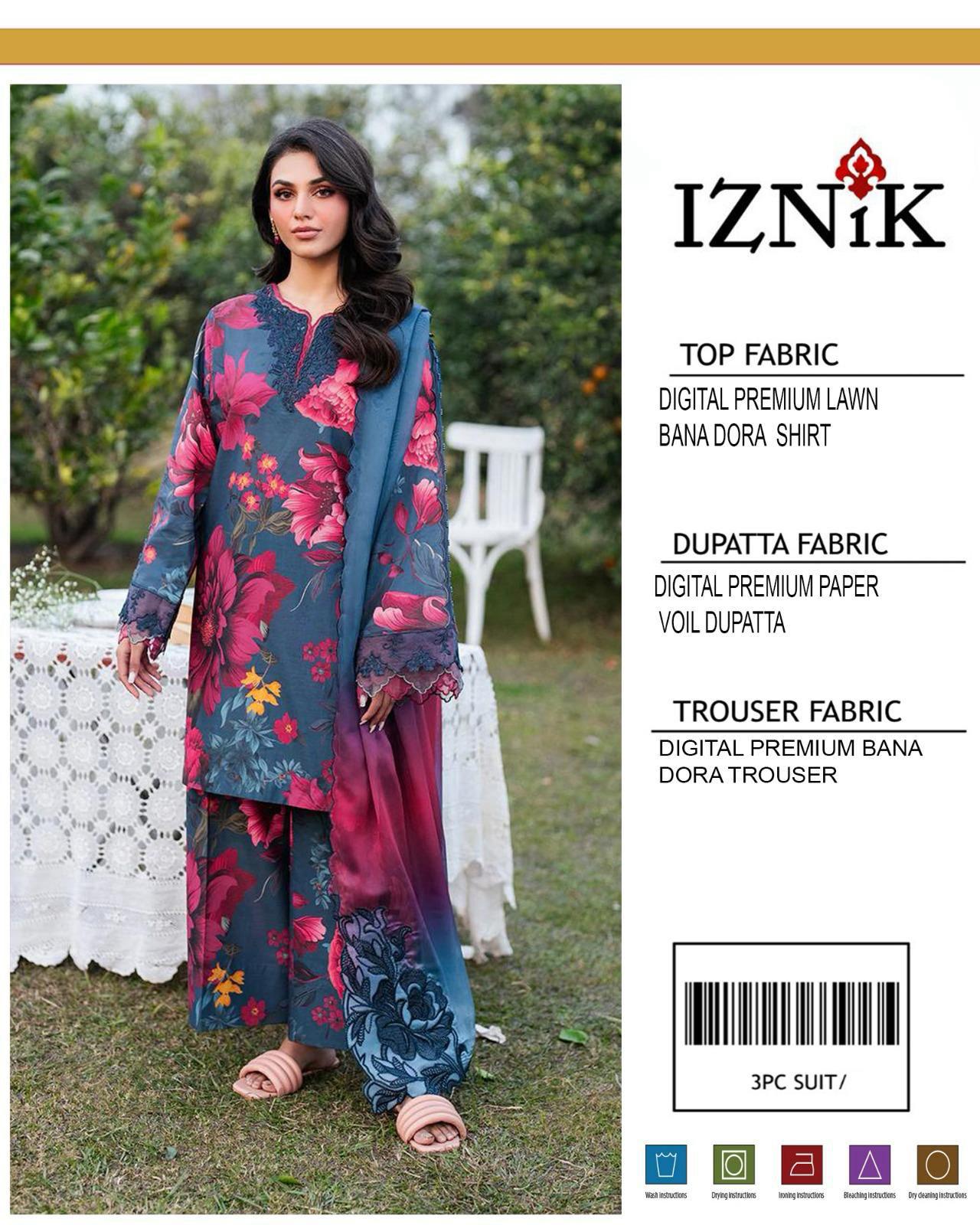 3PC Lawn Digital Print Unstitched