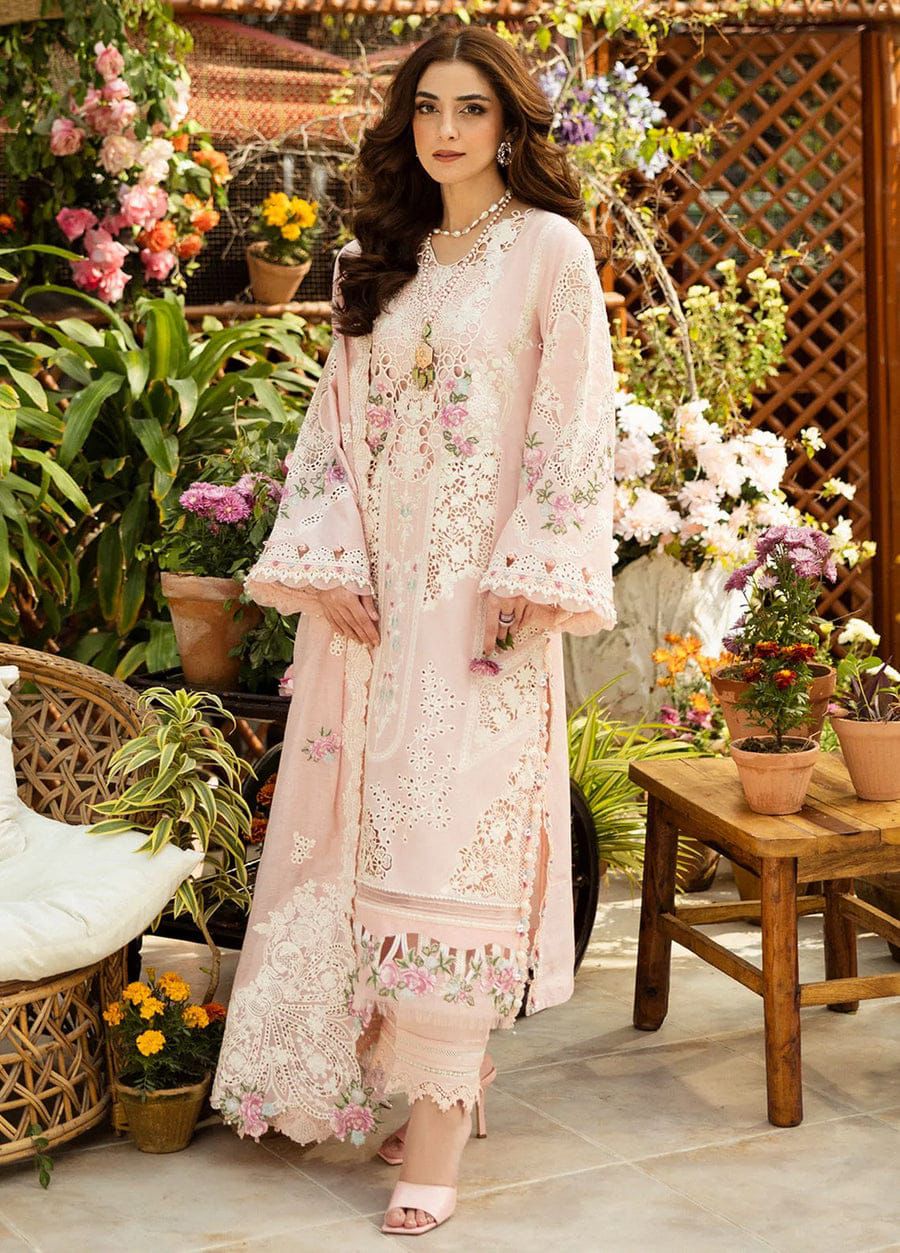 3PC Cotton Suit Embroidered Unstitched