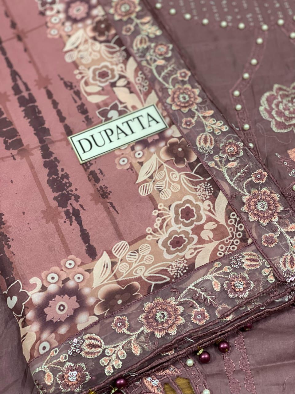 3PC Cotton Suit Embroidered Unstitched