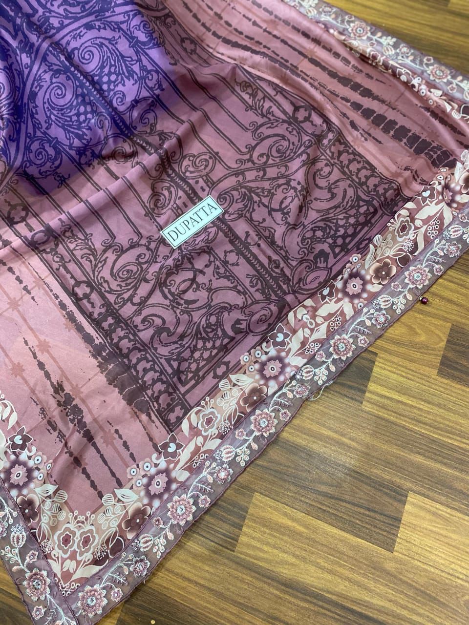 3PC Cotton Suit Embroidered Unstitched