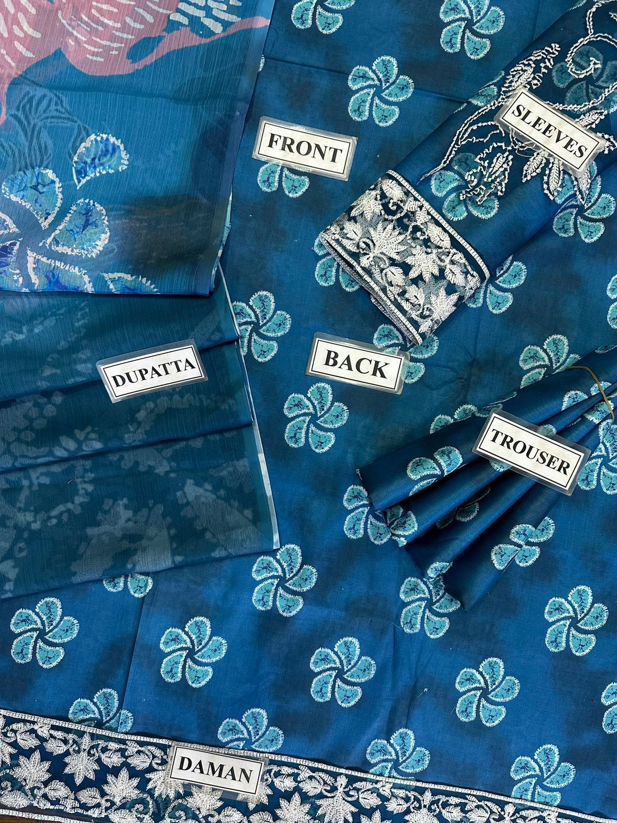 3PC Digital Print Unstitch Replica