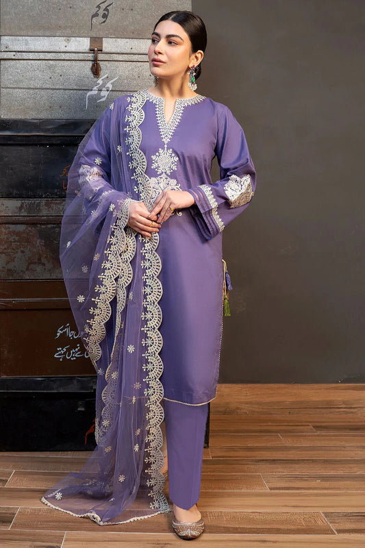 3pc Lawn Embroidered Suit Unstitched