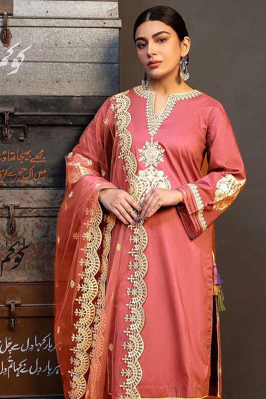 3pc Lawn Embroidered Dress Unstitched