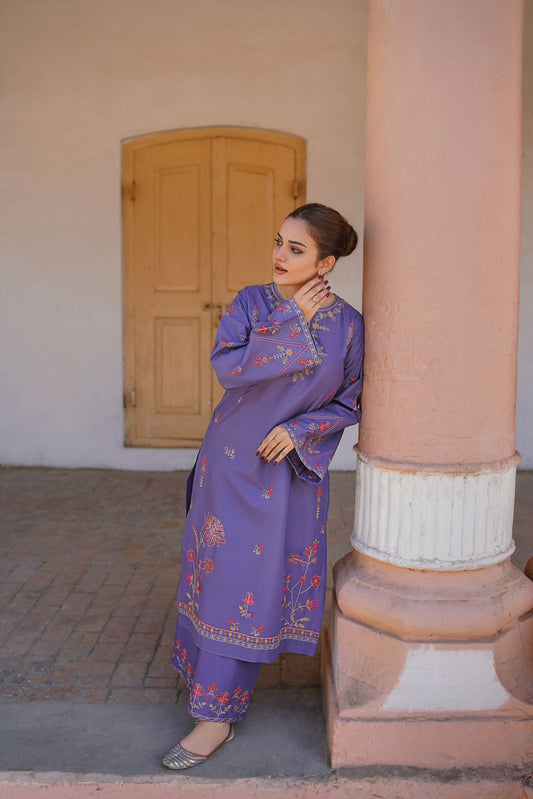 2pc Lawn Embroidered Dress Unstitched