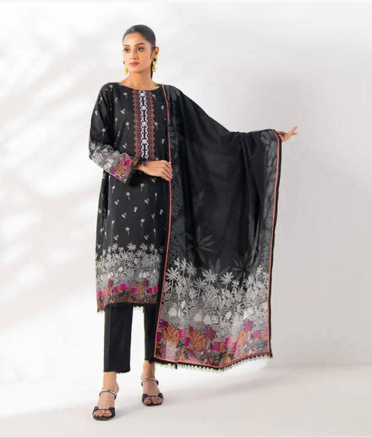 3pc Digital Print Unstitched