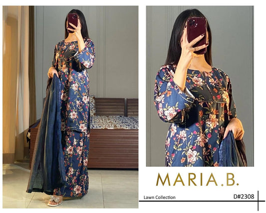 3pc Digital Print with Embroidered Patch