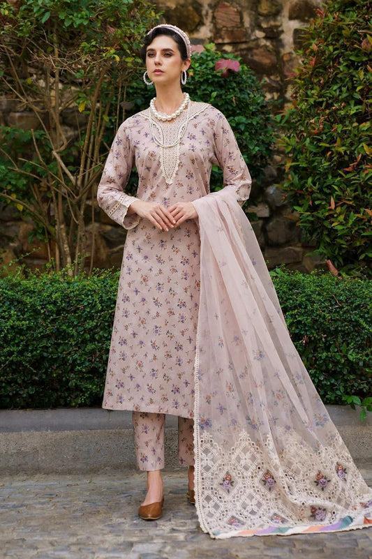 3PC Digital Print Suit Unstitched