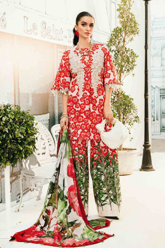 3pc Premium Lawn Dress Unstitched