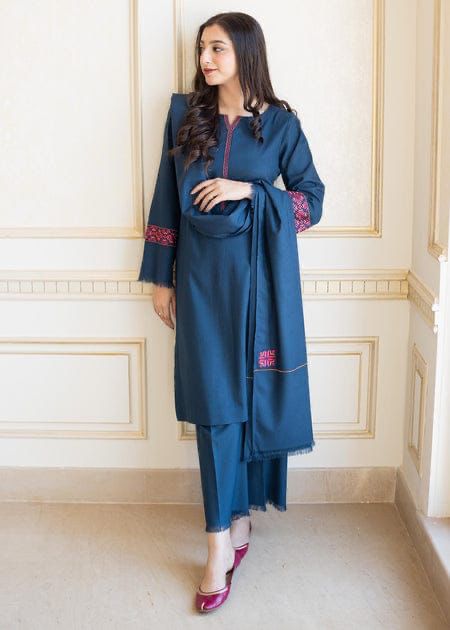 3PC Embroidered Lawn Dress