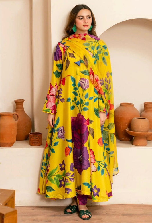 3PC Lawn Digital Print Unstitched
