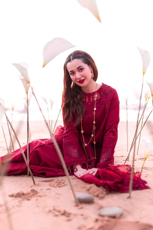 3PC Lawn Embroidered Dress Unstitched