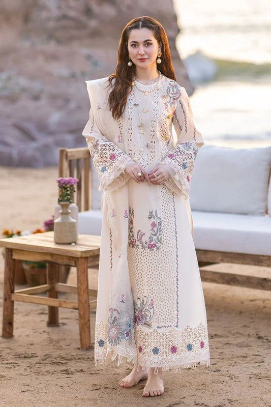 3PC Lawn Embroidered Dress Unstitched