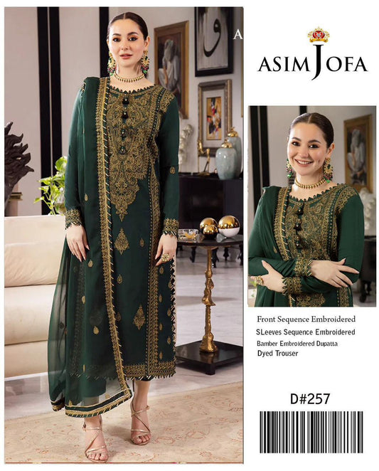 3PC Lawn Embroidered Suit Unstitched