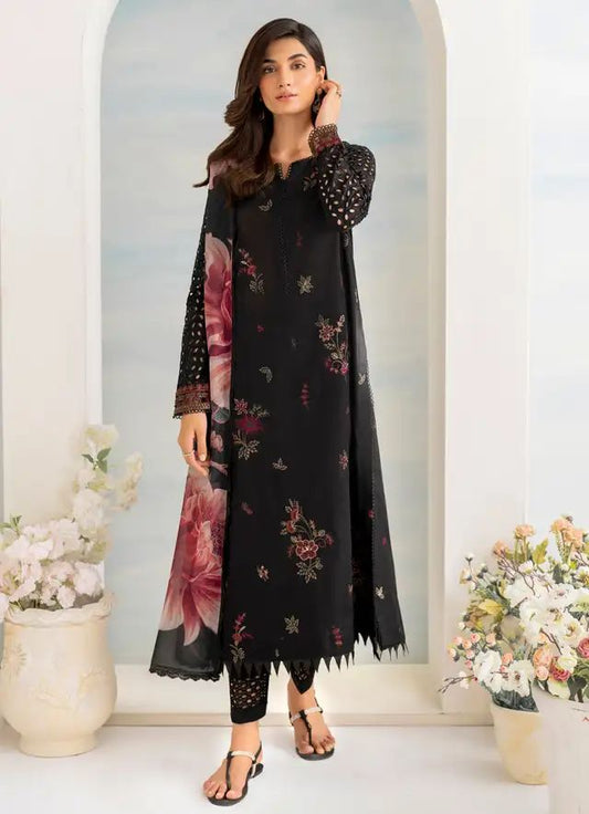 3PC Lawn Embroidered Suit Unstitched
