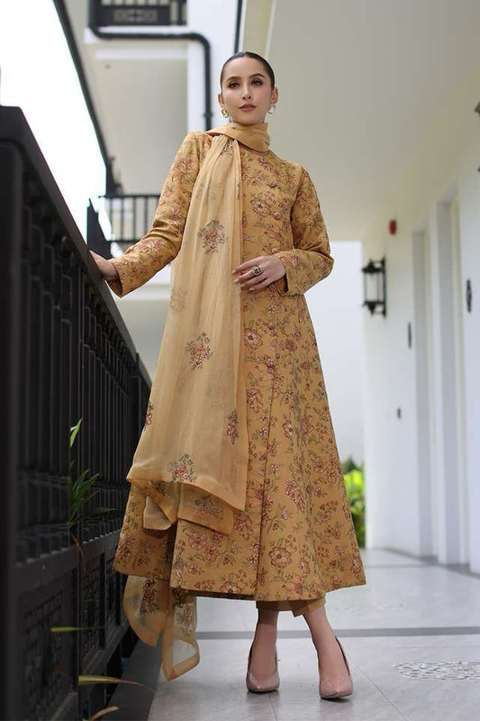 3PC Embroidered Suit Unstitched