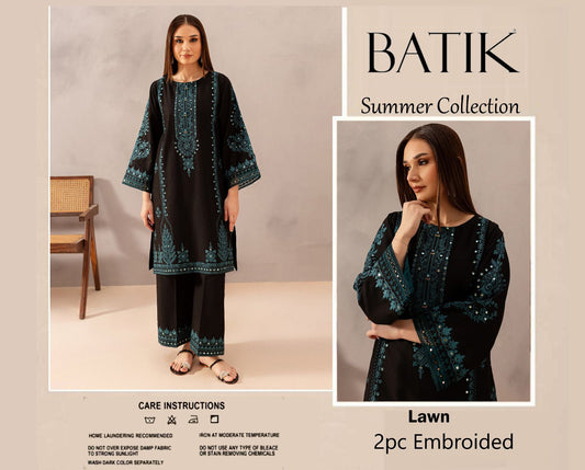 2PC Lawn Embroidered Suit Unstitched