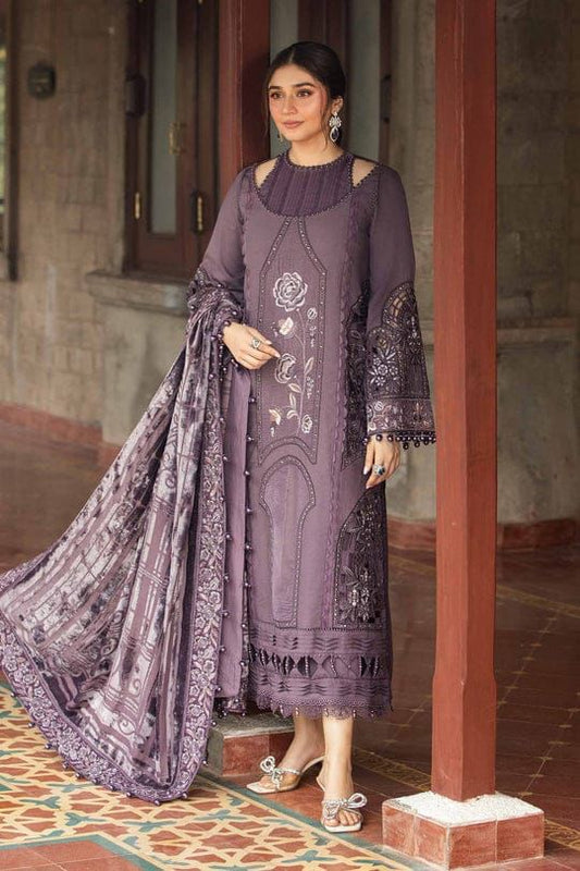 3PC Cotton Suit Embroidered Unstitched