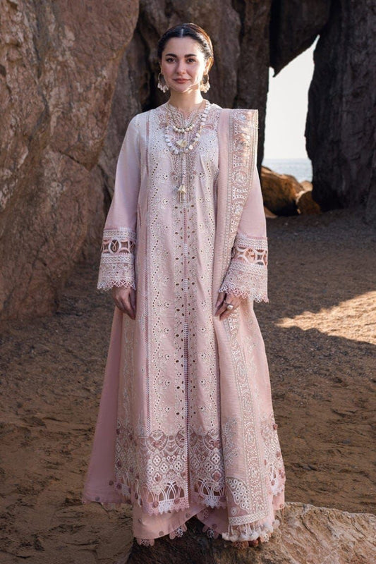 3PC Premium Lawn Embroidered Unstitch Replica