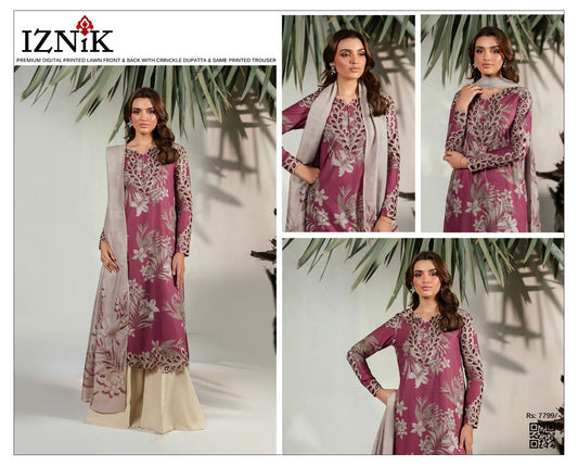 3PC Lawn Digital Print Summer Collection